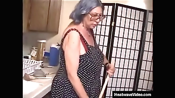 Gray-haired is damagingly having it away grey