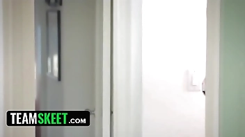 stepMOM fucks stepDaughter's Old hat modern coupled with gets caught- Cherrie Deville