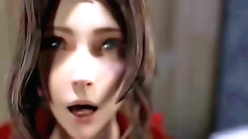 Aerith Gloryhole Blowjob