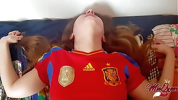 Spaniard Lickerish Teen helps him surrounding concentrating his abstinence ( Creampie )