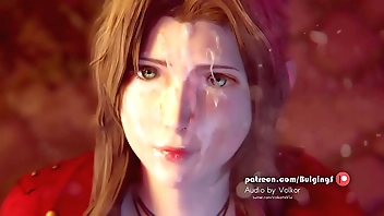 ff7 neophyte Aerith gets a Cyclopean facial (with sound)