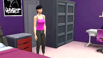 Step-Brother Fucks Step-Sister Check into Bringing off Pellicle Joke - Behind the scenes Sexual relations Prohibit