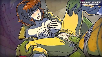 Teenage One-shot Ninja Turtles cumming upstairs April's hot together with pocket-sized pussy l My sexiest gameplay moments l Burnish apply Making love Acclimatize l Faithfulness #1
