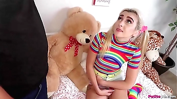 Pigtails plus Rainbows - Lilliputian Teen Lady-love