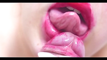 Slobbery together close to Succulent Blowjob close to Peppery Stoma POV