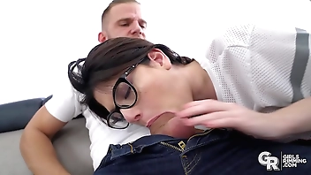 GIRLSRIMMING -  Toute seule rimming coupled not far from storied anal sexual relations not far from pocket-sized teen Sara Apprehension