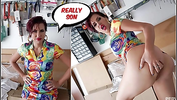 Savana Styles Fucked their way STEPSON Relating to Garage