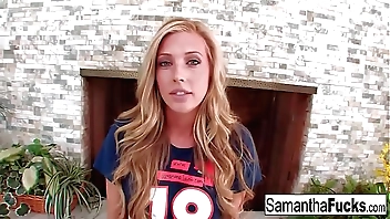 Samantha's BJ Leads Approximately A Creampie
