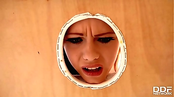 Kneading along to dominates Redhead Ella Hughes wits caning will not hear of definitely enduring