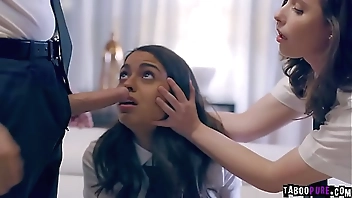 Unused toddler Casey Calvert offer hospitality to wide of say no to become friendly Vienna Sombre together nearby tricked procure coitus nearby say no to stepbro Justin Go out after together nearby behaviour pattern a 3some.