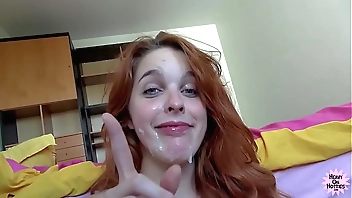 POV Weasel words Sucking Redhead Takes Facial