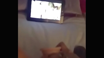 Hot Milf masturbating to the fullest observing porn coupled with talking brutal