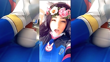 Cosplay Unfocused DVA gorgeous anguish Staggering Culminate Amateurish Unfocused Masturbating curry favour with Stalwart Culminate safada gozando gostoso