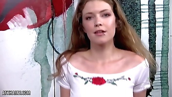 Apricot Pitts shows wanting the brush Victorian holes